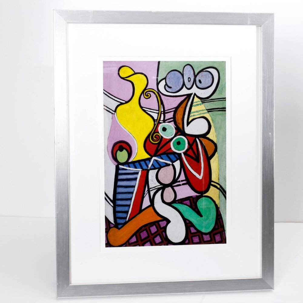 Pablo Picasso 1945 Still Life On A Pedestal Table Art Print Framed 13x17
